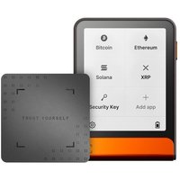 Ledger Flex Crypto Hardware-Geldbörse orange + Recovery Key